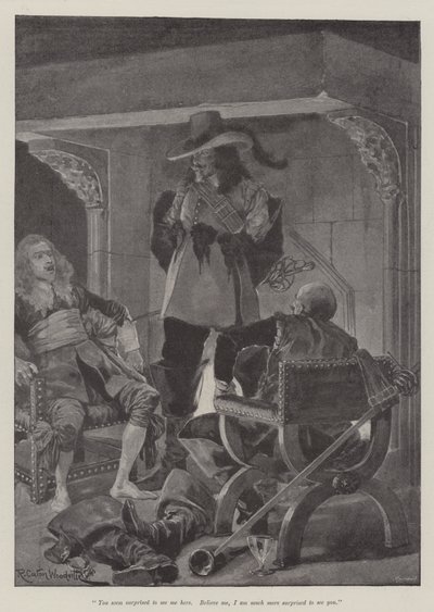 Pod czerwoną szatą — Stanley J Weyman autorstwa Richard Caton Woodville junior